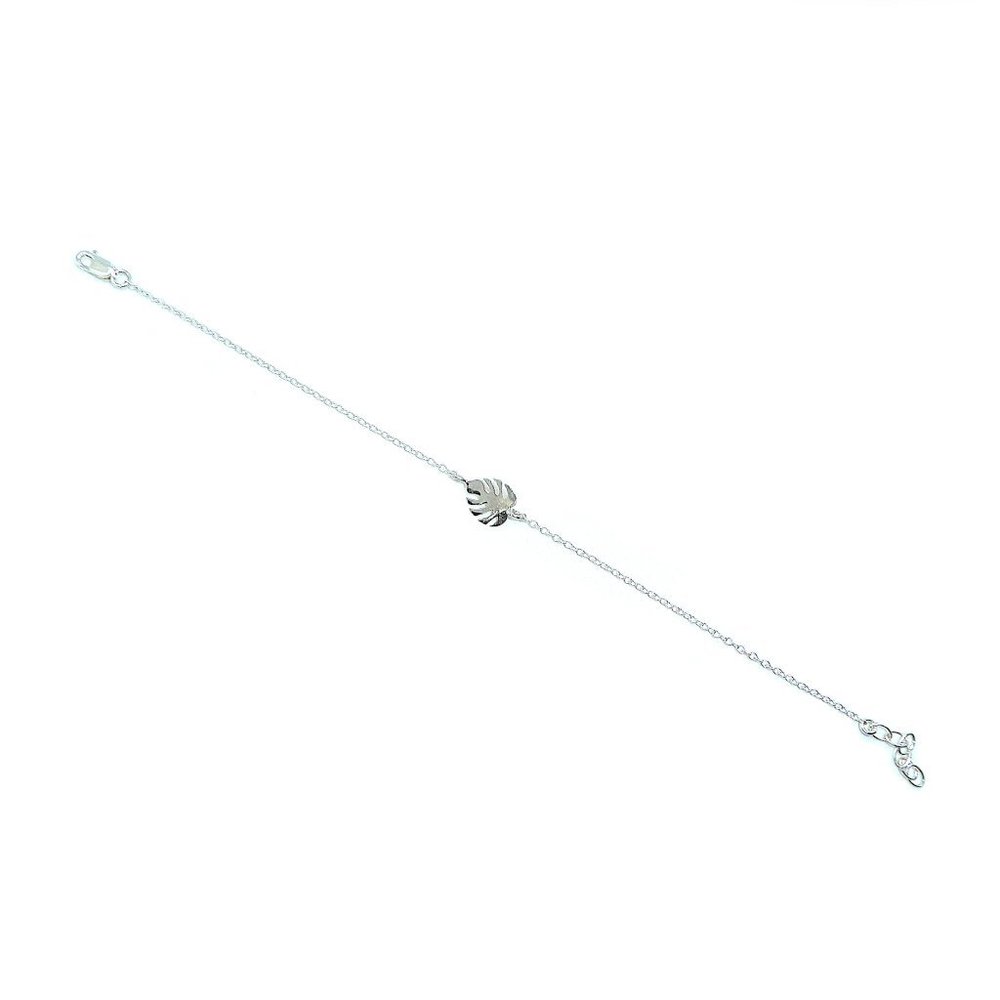 Sterling Silver Leaf Bracelet (Made in New York)